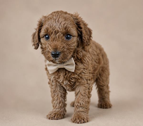 [#261016-01] Red M Cavapoo F1B Puppies For Sale